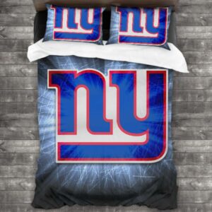 Soft Nfl New York Giants Logo Type 801 Bedding Sets Sporty Bedroom Home Decor