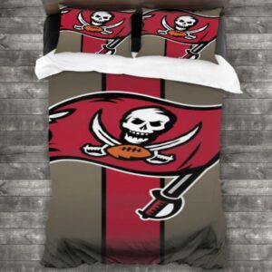 Soft Tampa Bay Buccaneers Logo Type 812 Bedding Sets Sporty Bedroom Home Decor