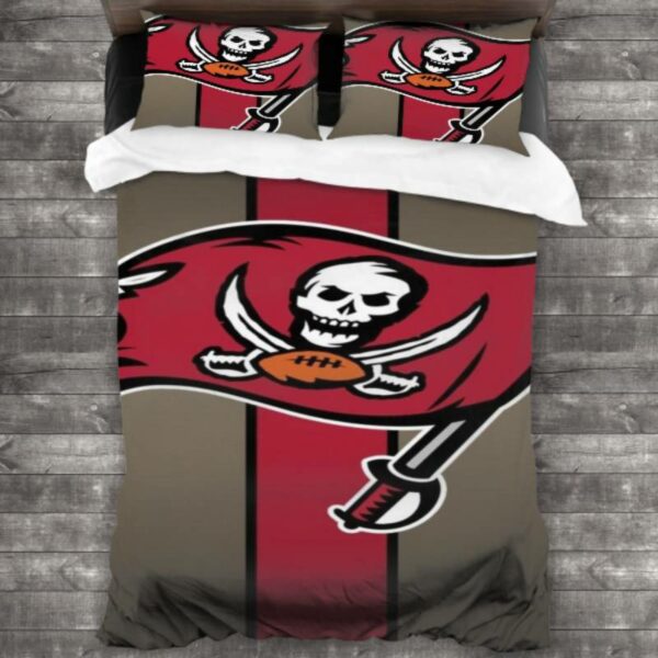 Soft Tampa Bay Buccaneers Logo Type 812 Bedding Sets Sporty Bedroom Home Decor
