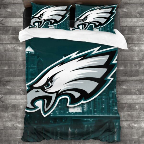 Soft Philadelphia Eagles Logo Type 814 Bedding Sets Sporty Bedroom Home Decor