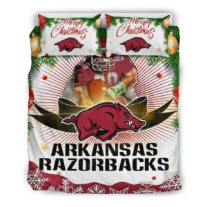 Arkansas Razorbacks Football Sport 2 Logo Type 935 Bedding Sets Sporty Bedroom Home Decor
