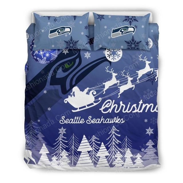 Seattle Seahawks Football Sport 2 Logo Type 978 Bedding Sets Sporty Bedroom Home Decor