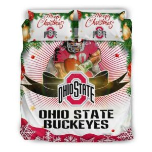 Ohio State Buckeyes Football Sport 1 Logo Type 991 Bedding Sets Sporty Bedroom Home Decor