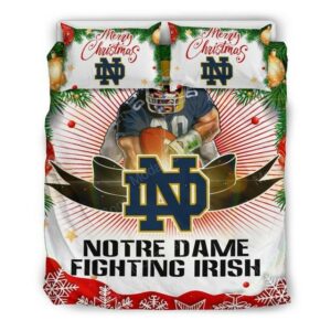 Notre Dame Fighting Irish Football Sport 1 Logo Type 993 Bedding Sets Sporty Bedroom Home Decor