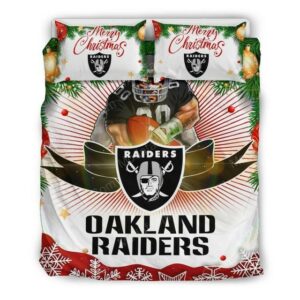 Oakland Raiders Football Sport 1 Logo Type 995 Bedding Sets Sporty Bedroom Home Decor