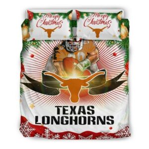 Texas Longhorns Football Sport 1 Logo Type 1005 Bedding Sets Sporty Bedroom Home Decor