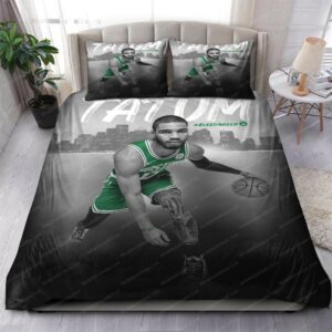 Jayson Tatum Boston Celtics Nba 131 Logo Type 1102 Bedding Sets Sporty Bedroom Home Decor