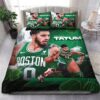 Jayson Tatum Boston Celtics Nba 125 Logo Type 1107 Bedding Sets Sporty Bedroom Home Decor