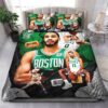 Jayson Tatum Boston Celtics Nba 124 Logo Type 1109 Bedding Sets Sporty Bedroom Home Decor