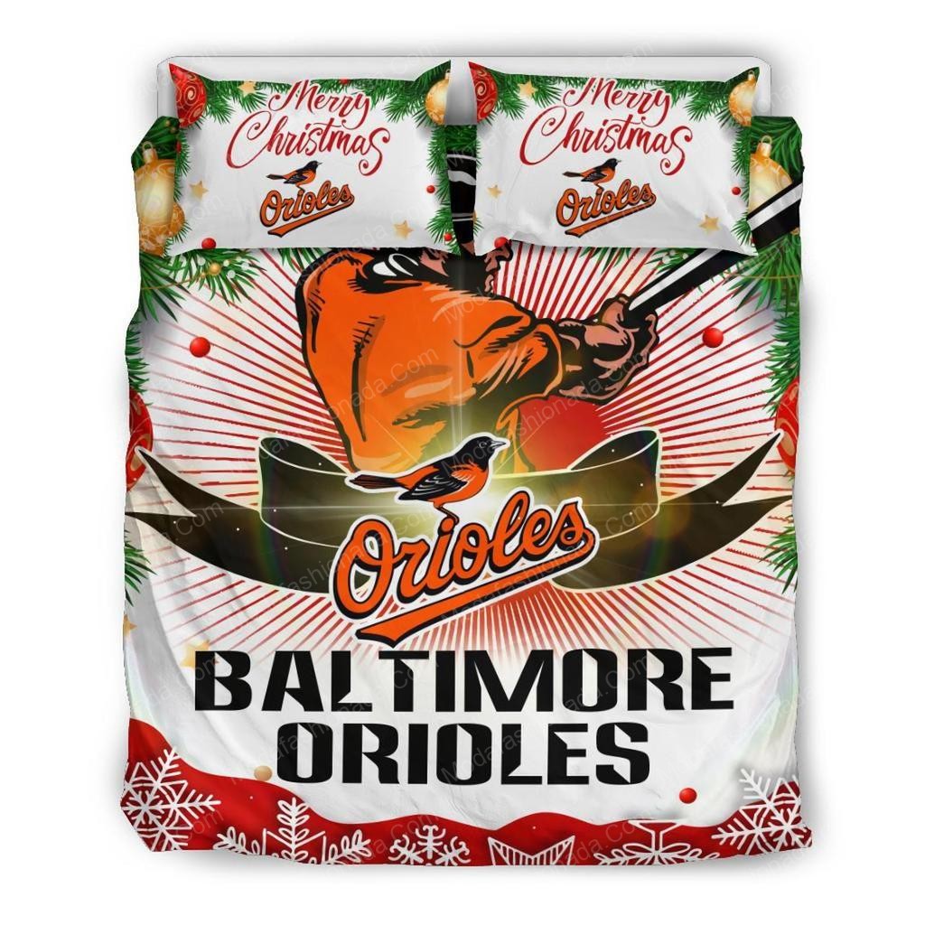 Baltimore Orioles Baseball Sport 2 Logo Type 1496 Bedding Sets Sporty Bedroom Home Decor