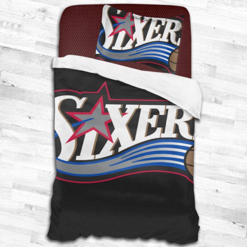 Philadelphia 76Ers Logo Type 1659 Bedding Sets Sporty Bedroom Home Decor