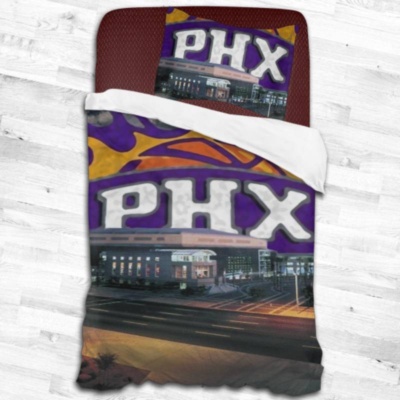 Phoenix Suns Logo Type 1662 Bedding Sets Sporty Bedroom Home Decor