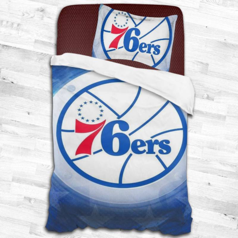Philadelphia 76Ers Logo Type 1664 Bedding Sets Sporty Bedroom Home Decor