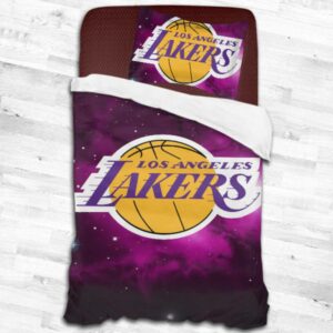 Nba Los Angeles Lakers Logo Type 1698 Bedding Sets Sporty Bedroom Home Decor