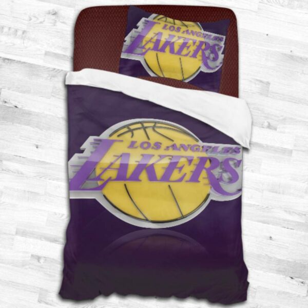 Nba Los Angeles Lakers Logo Type 1700 Bedding Sets Sporty Bedroom Home Decor