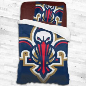 Nba New Orleans Pelicans Logo Type 1701 Bedding Sets Sporty Bedroom Home Decor