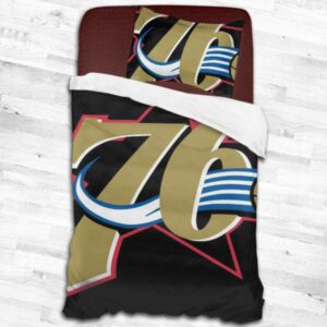 Nba Philadelphia 76Ers Logo Type 1709 Bedding Sets Sporty Bedroom Home Decor