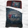 Nba Philadelphia 76Ers Logo Type 1712 Bedding Sets Sporty Bedroom Home Decor