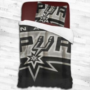 Nba San Antonio Spurs Logo Type 1713 Bedding Sets Sporty Bedroom Home Decor
