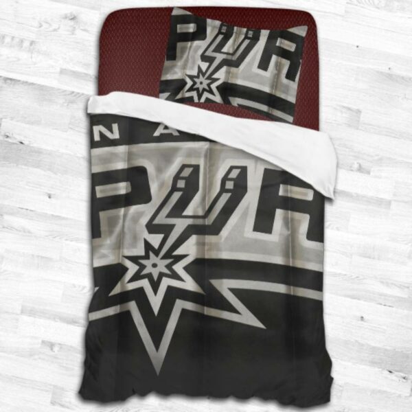 Nba San Antonio Spurs Logo Type 1713 Bedding Sets Sporty Bedroom Home Decor