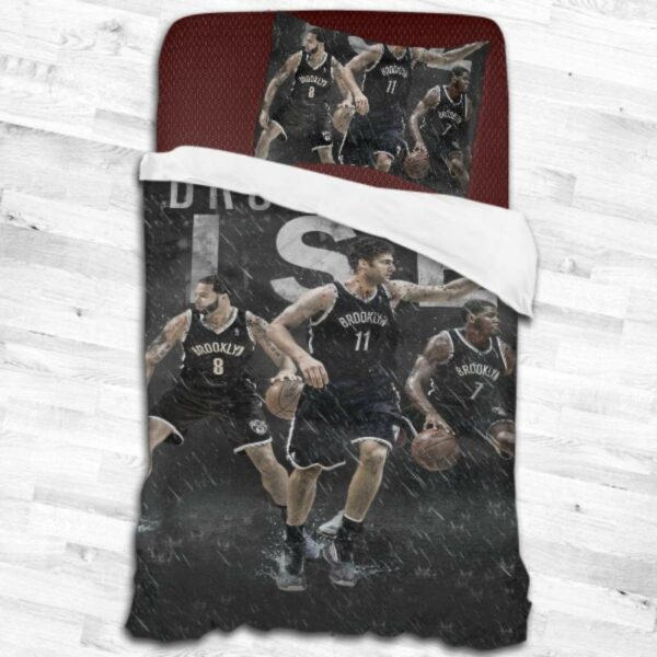 Brooklyn Nets Logo Type 1790 Bedding Sets Sporty Bedroom Home Decor