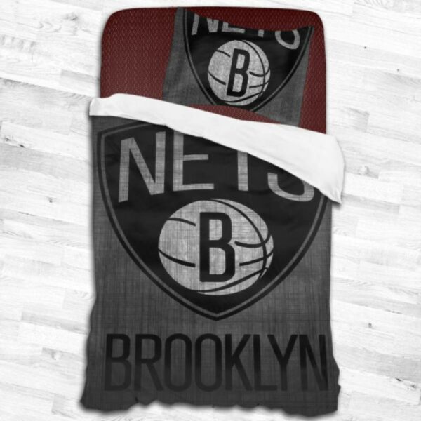 Nba Brooklyn Nets Logo Type 1812 Bedding Sets Sporty Bedroom Home Decor