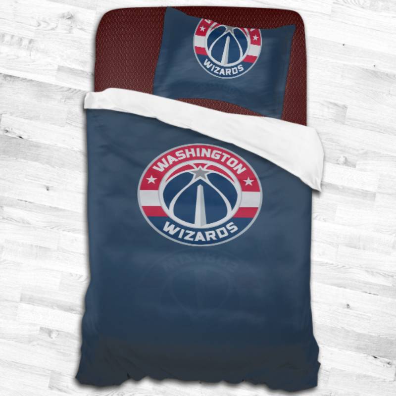 Nba Washington Wizards Logo Type 1838 Bedding Sets Sporty Bedroom Home Decor