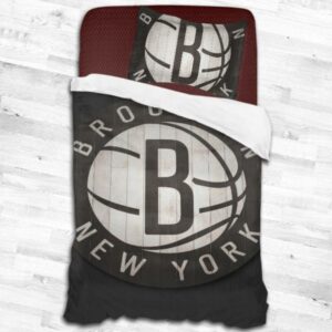 Brooklyn Nets Logo Type 1850 Bedding Sets Sporty Bedroom Home Decor