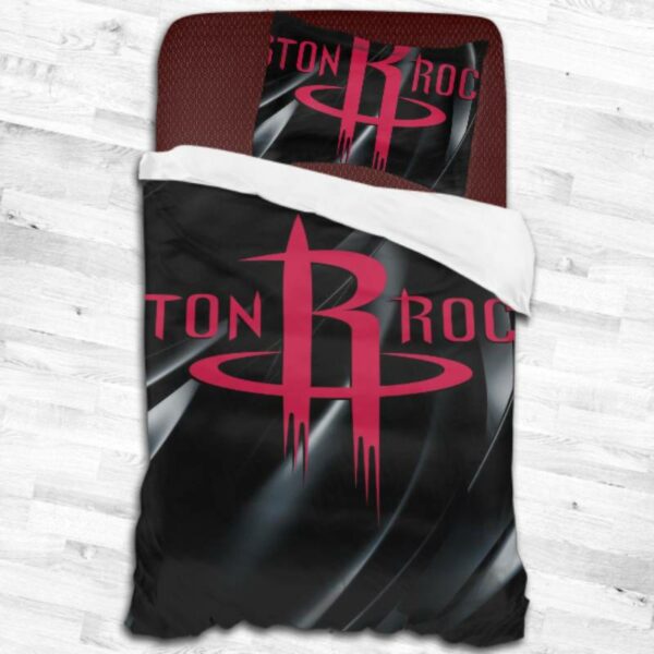 Nba Houston Rockets Logo Type 1887 Bedding Sets Sporty Bedroom Home Decor