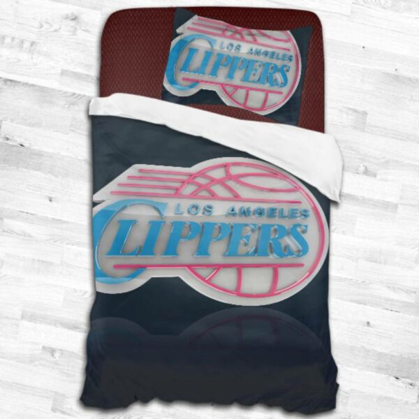 Nba La Clippers Logo Type 1892 Bedding Sets Sporty Bedroom Home Decor