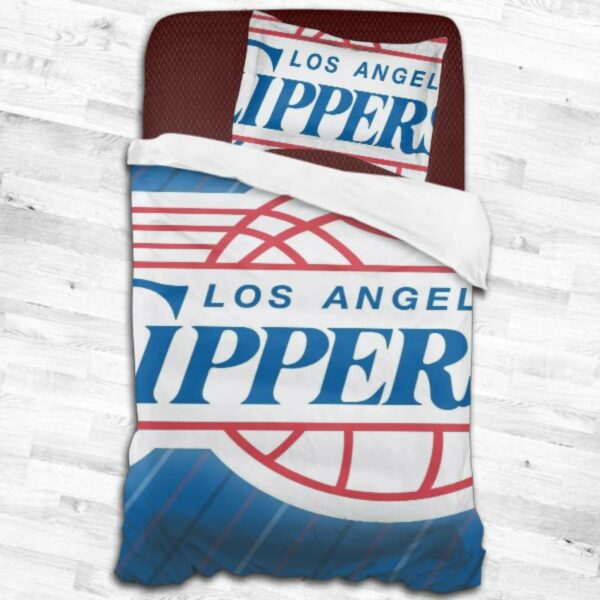 Nba La Clippers Logo Type 1960 Bedding Sets Sporty Bedroom Home Decor