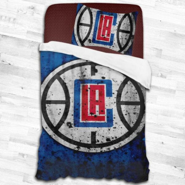Nba La Clippers Logo Type 1961 Bedding Sets Sporty Bedroom Home Decor