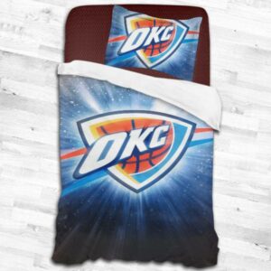 Oklahoma City Thunder Logo Type 1972 Bedding Sets Sporty Bedroom Home Decor