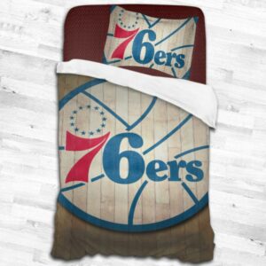 Philadelphia 76Ers Logo Type 1975 Bedding Sets Sporty Bedroom Home Decor