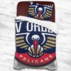 Nba New Orleans Pelicans Logo Type 1976 Bedding Sets Sporty Bedroom Home Decor