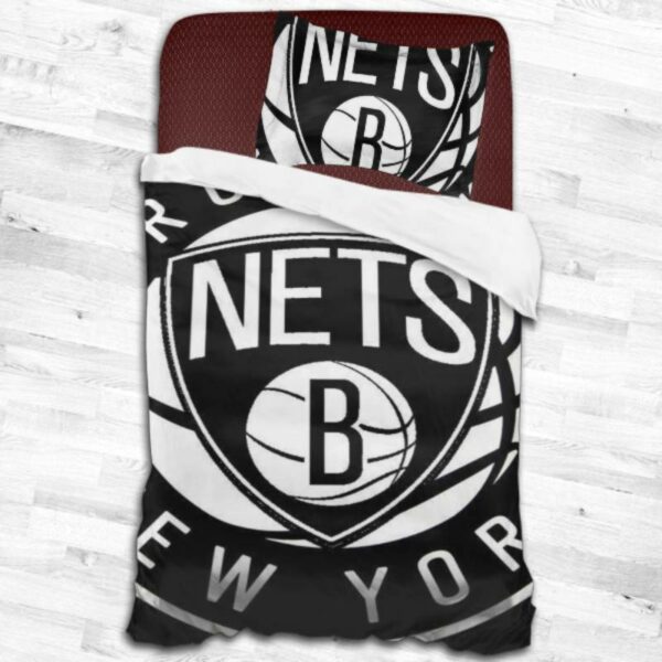 Brooklyn Nets Logo Type 2002 Bedding Sets Sporty Bedroom Home Decor