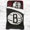 Nba Brooklyn Nets Logo Type 2024 Bedding Sets Sporty Bedroom Home Decor