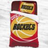 Nba Houston Rockets Logo Type 2096 Bedding Sets Sporty Bedroom Home Decor