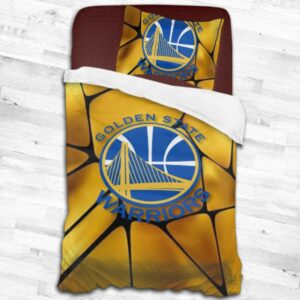 Nba Golden State Warriors Logo Type 2099 Bedding Sets Sporty Bedroom Home Decor