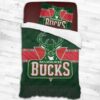 Nba Milwaukee Bucks Logo Type 2107 Bedding Sets Sporty Bedroom Home Decor