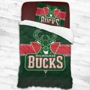 Nba Milwaukee Bucks Logo Type 2107 Bedding Sets Sporty Bedroom Home Decor