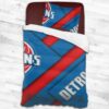Detroit Pistons Logo Type 2138 Bedding Sets Sporty Bedroom Home Decor