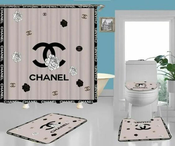 Chanel Bathroom Set Luxury Fashion Brand Home Decor Bath Mat Hypebeast