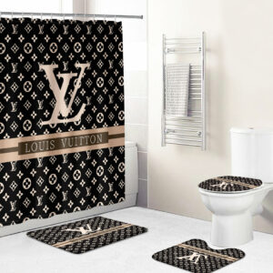 Louis Vuitton Lv Monogram Bathroom Set Home Decor Hypebeast Luxury Fashion Brand Bath Mat