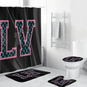 Louis Vuitton Lv Bathroom Set Hypebeast Home Decor Bath Mat Luxury Fashion Brand