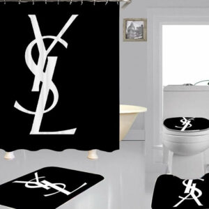 Yves Saint Laurent Bathroom Set Luxury Fashion Brand Hypebeast Home Decor Bath Mat