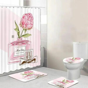 Dior Perfume Bathroom Set Home Decor Hypebeast Luxury Fashion Brand Bath Mat