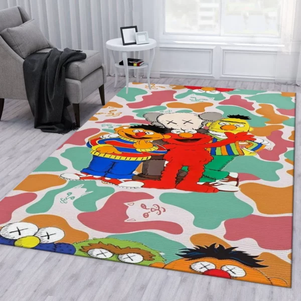 Kaws jvrrr style Rectangle Rug Fashion Brand Home Decor Door Mat Area Carpet Luxury