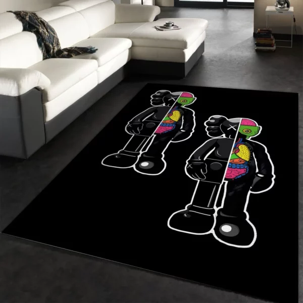 Kaws s Rectangle Rug Fashion Brand Door Mat Home Decor Area Carpet Luxury