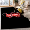 Supreme x gucci Rectangle Rug Home Decor Luxury Door Mat Fashion Brand Area Carpet